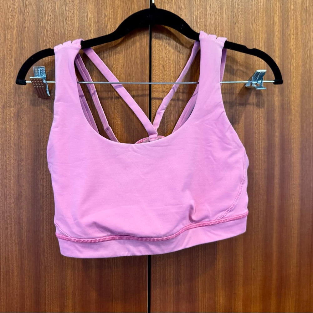 Lululemon pink sports bra size 10